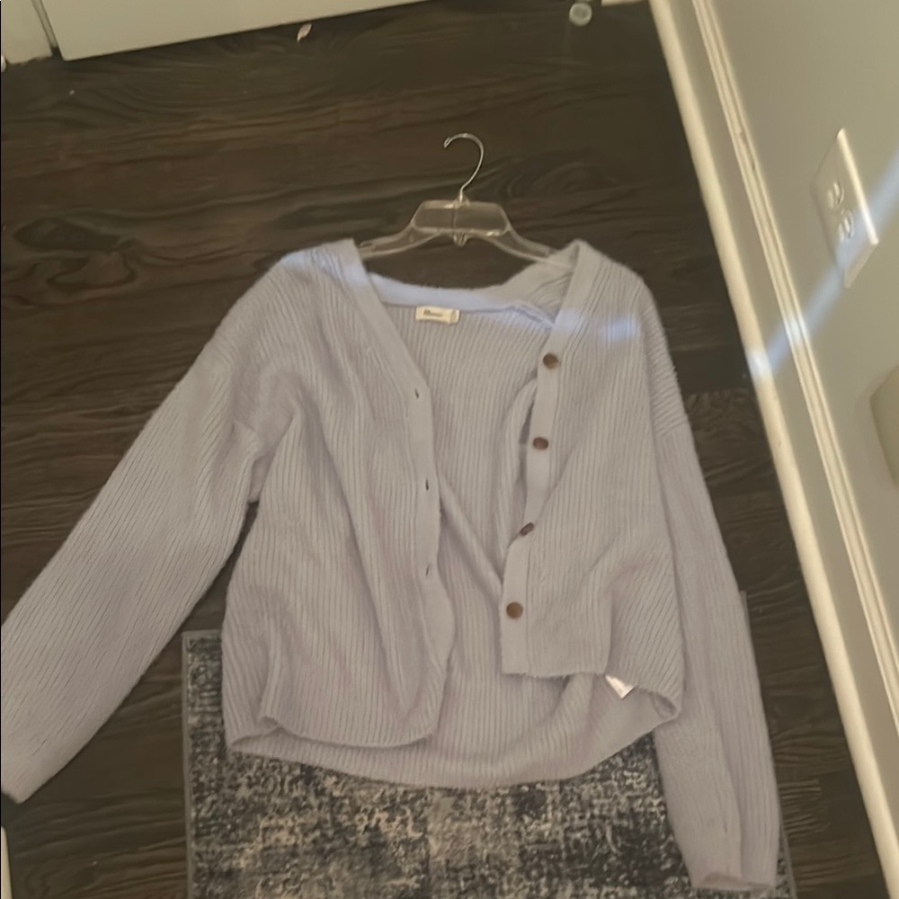 Lavender Cardigan Sweater
